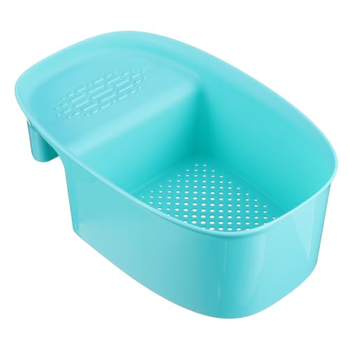 EPIGEIST Kreativer Spülbecken Organizer Abtropfkorb mit Ablauflöchern Vielseitiger Küchenhalter für Schwämme und Utensilien Platzsparend Schnelltrocknend Robust und Leicht zu Reinigen Grün von EPIGEIST