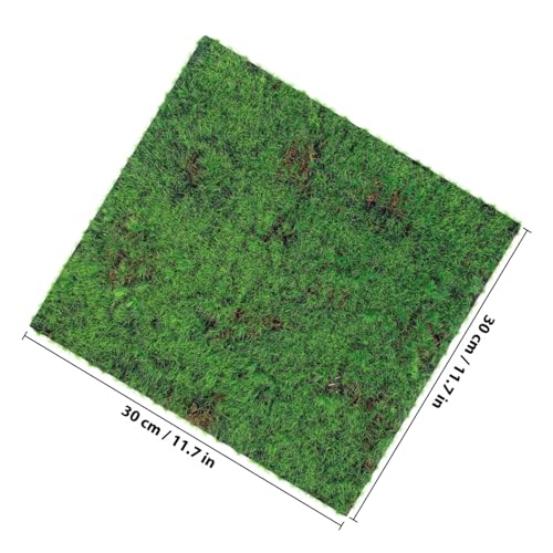 EPIGEIST Künstliche Moosmatte Langlebig und Pflegeleicht Wetterfeste Kunstrasen Matte für Garten Innenraum DIY Mikro Landschaft Dekorative Grüne Moosrasen Teppich von EPIGEIST