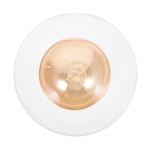 EPIGEIST Kugelförmiger Lampenschirm aus Milchglas Doppellagiges Design Ersatzglas für Deckenleuchten Stilvoller Ersatzschirm Einfach zu Montieren Passend für Wohnzimmer und Schlafzimmer von EPIGEIST