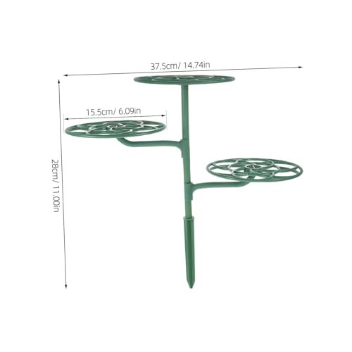 EPIGEIST Lagiger Garten pflanzenstützkorb Mehrschichtige Rankhilfe für Sonnenblumen Pfingstrosen und Tomaten Wetterfester Stabiler Pflanzenschutz zur Sicheren Pflanzenentwicklung im Garten von EPIGEIST