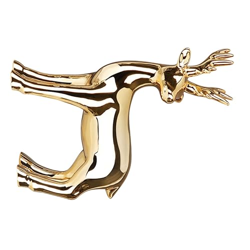 EPIGEIST Leichte Keramik Tier Deko Gold Elektroplattiert Wohnzimmer Wohnaccessoires für Sideboard und Weinregal Hochwertige Ornamente Geschenkidee EPIGEIST Leichte Keramik Tier Deko Gold Elektroplattiert Wohnzimmer Wohnaccessoires für Sideboard und Weinregal Hochwertige Ornamente Geschenkidee von EPIGEIST
