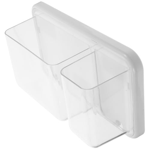 EPIGEIST Magnetische Aufbewahrungsbox Kühlschrank Stark Haftend Wiederverwendbar Multifunktional Transparent Vielseitiges Magnetregal für Küche und Haushalt von EPIGEIST