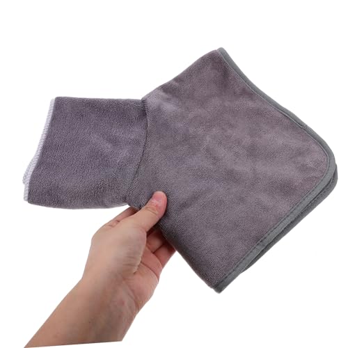 EPIGEIST Massagebettbezug mit Gesichtsausschnitt Mikrofaser Atmungsaktiv Weich für Salon Spa Massageauflage Tiefgrau Langlebig und Komfortabel für Kosmetik Therapieliegen von EPIGEIST