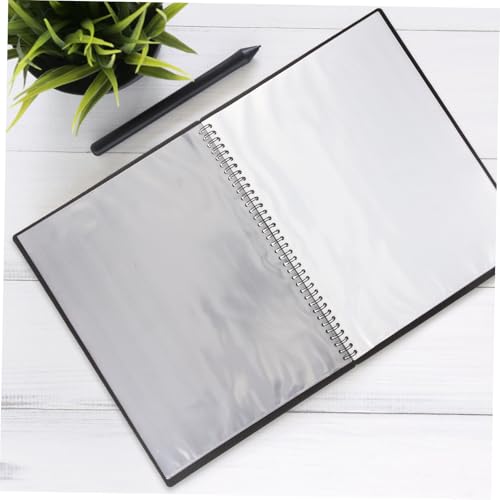 EPIGEIST Mehrlagiger Transparenter Musikordner mit Beidseitigen Taschen Robuster Flip ordner für Notenblätter Klaviernoten und Testpapiere für Musiker Schule und Marching band von EPIGEIST