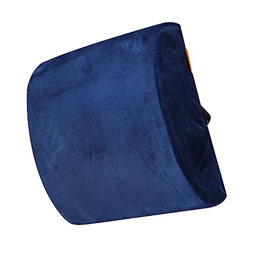 EPIGEIST Memory Cotton Rückenkissen Büro Stuhl Lendenstütze mit Elastischem Gurt Weiches Ergonomisches Lendenkissen für Schwangere und Senioren Komfortables Rückenkissen für Auto und Büro von EPIGEIST