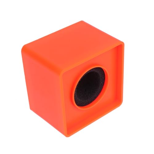 EPIGEIST Microphone Logo Station Abs Mikrofonständer Interview Logo Flagge Quadratisch Orange Für Reporter Professionelle Verwendung Langlebig Praktisch Leicht Tragbar von EPIGEIST