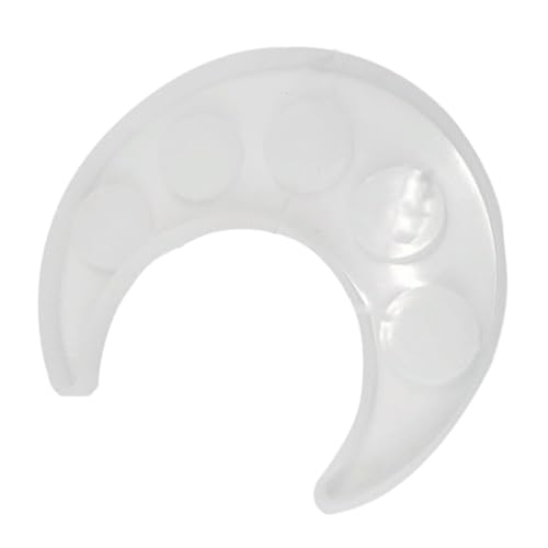 EPIGEIST Mondförmige Silikonform für Epoxidharz Diy Untersetzer Tablett Gießform Einzigartiges Mond Design Geeignet für Dekorative Cup Mat Formen Vielseitige Kunstharzform von EPIGEIST