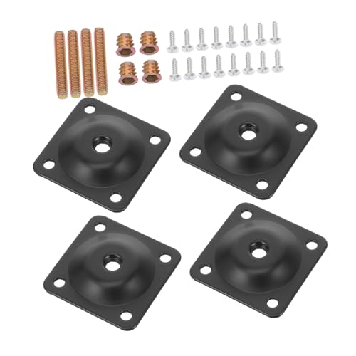 EPIGEIST Montageplatten für Möbelbeine Stabile Befestigung für Sofabeine Tischbeine Geeignet Ergonomisches Design Sichere von EPIGEIST