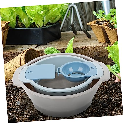 EPIGEIST Plastiksieb mit Siebnetz und Auffangschale Leichter Ergonomischer Bud Trimmer und Bodensieb für Gartenarbeit Sicherer Kunststoff und Vielseitig Einsetzbar zum und Trimmen von EPIGEIST