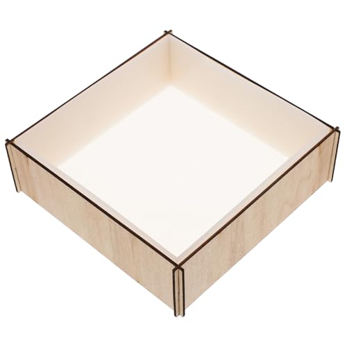 EPIGEIST Quadratische Silikonform für DIY Bastelprojekte Glänzende Harzform für Buchstützen Untersetzer Tabletts und Pflanzenpräparate Einfach zu Entformen für Kreative Heimdekoration von EPIGEIST