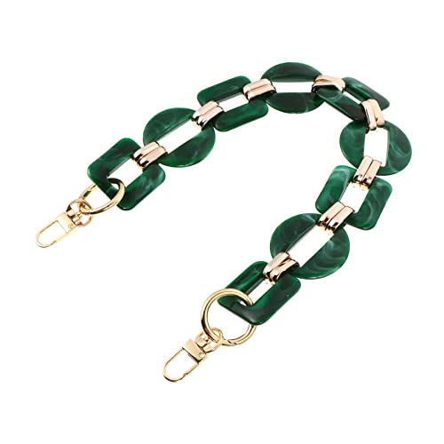 EPIGEIST Retro Farbige Handtaschenkette Hochwertigem Resin Abnehmbar Einfache Anbringung Tasche Dekoration für Damen Handtaschen von EPIGEIST