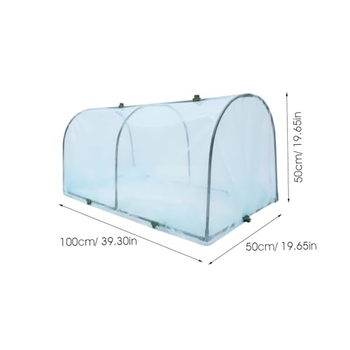 EPIGEIST Robustes Gewächshaus Stützgestell Wasserdichtes Folien Gewächshaus für Balkon und Garten Transparentes Pflanzenhaus mit Pulverbeschichtetem Stahlrahmen Winterschutz für Blumen und von EPIGEIST