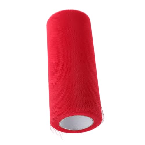 EPIGEIST Roter Polyester Tüllrolle für Hochzeit Dekoration DIY Tutu Basteln Partyraum Schleier Geschenkverpackung Girlande Tischläufer Geeignet von EPIGEIST