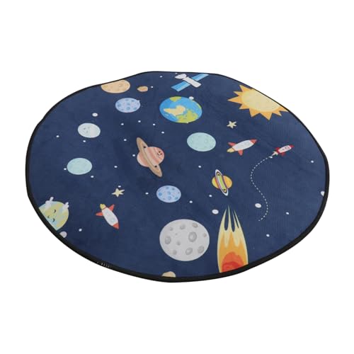 EPIGEIST Runder Cartoon Teppich mit Planetenmotiv Waschbar Weicher Polyesterbodenmatte für Wohnzimmer Kinderzimmer Schlafzimmer Feuchtigkeitsbeständig Lebendige Farben Durchmesser EPIGEIST Runder Cartoon Teppich mit Planetenmotiv Waschbar Weicher Polyesterbodenmatte für Wohnzimmer Kinderzimmer Schlafzimmer Feuchtigkeitsbeständig Lebendige Farben Durchmesser von EPIGEIST