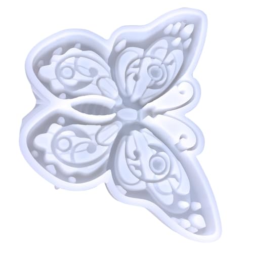 EPIGEIST Schmetterling Silikonform für DIY Wanddeko Gießform Flexibel Langlebig Glatte Oberfläche für Epoxidharz Basteln Personalisierbare Handwerkskunst Geschenkidee von EPIGEIST