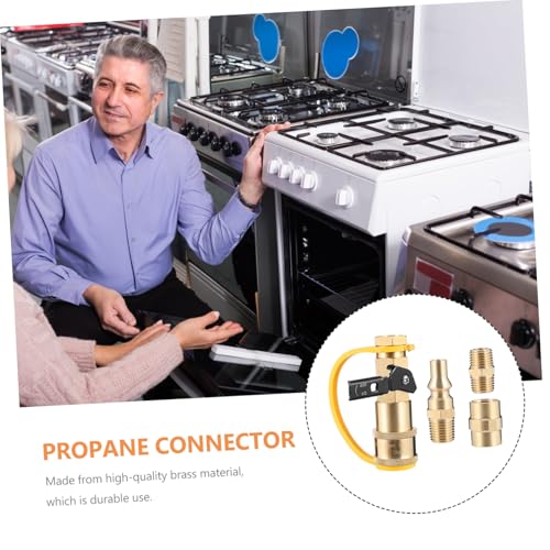 EPIGEIST Schnellverbinder Propangas Adapter Messing Kugelhahn Schlauchkupplung für Camping und Gasflaschenanschluss EPIGEIST Schnellverbinder Propangas Adapter Messing Kugelhahn Schlauchkupplung für Camping und Gasflaschenanschluss von EPIGEIST
