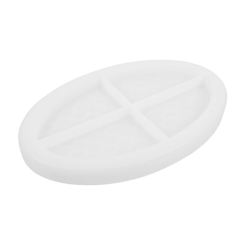 EPIGEIST Silikonform Ovaler Fish Scale Tray Gießform DIY Kristall Epoxidharzform Flexibel Langlebig Für Schmuck Aufbewahrung Kerzenhalter Bastelwerkzeug von EPIGEIST