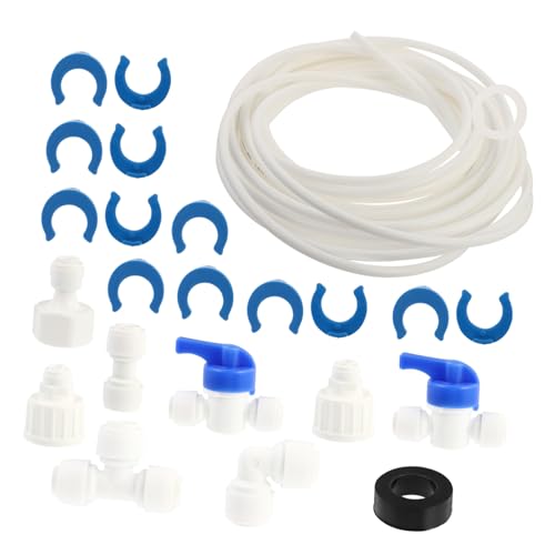 EPIGEIST Teiliges Kühlschrank Wasserleitungs mit Shutoff Ventil Flexibler für Fridge Water Line Inklusive Adapter und Wege Verbinder Kompatibel für Kühlschrank und Gefrierschrank EPIGEIST Teiliges Kühlschrank Wasserleitungs mit Shutoff Ventil Flexibler für Fridge Water Line Inklusive Adapter und Wege Verbinder Kompatibel für Kühlschrank und Gefrierschrank von EPIGEIST