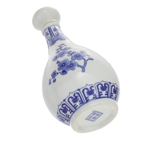 EPIGEIST Tragbarer Keramik Weinbehälter aus Blau Weißem Porzellan Versiegelte Flasche mit Glatter Oberfläche Eleganter Weinkrug als Dekorativer Trinkbehälter für Spirituosen EPIGEIST Tragbarer Keramik Weinbehälter aus Blau Weißem Porzellan Versiegelte Flasche mit Glatter Oberfläche Eleganter Weinkrug als Dekorativer Trinkbehälter für Spirituosen von EPIGEIST
