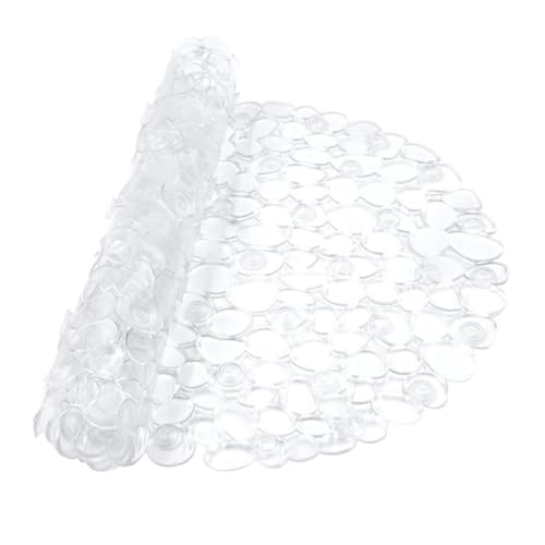 EPIGEIST Transparente PVC Duschmatte rutschfest Badewannenmatte mit Anti rutsch Bodenbeschichtung Umweltfreundlich Dicke Gepolsterte Badmatte für Sichere Dusche und Komfortables Stehen EPIGEIST Transparente PVC Duschmatte rutschfest Badewannenmatte mit Anti rutsch Bodenbeschichtung Umweltfreundlich Dicke Gepolsterte Badmatte für Sichere Dusche und Komfortables Stehen von EPIGEIST
