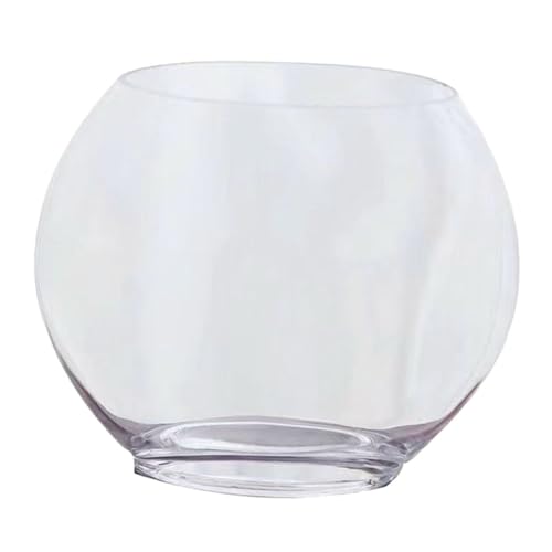 EPIGEIST Transparenter Aquarium Fischschale Pflanzgefäß Terrarium Hydroponik Dekoration Vielseitiger Desktop Goldfisch Behälter Stilvoller Ökologischer Aquarien Blumenhalter von EPIGEIST