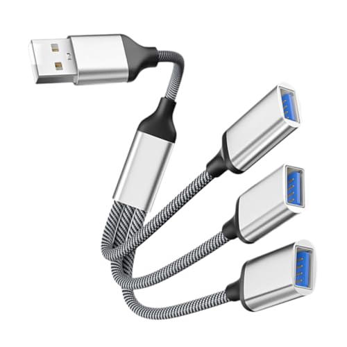 EPIGEIST USB Splitter Male zu Female USB Verlängerungskabel für Stabile Übertragung und Vielseitige Gerätekompatibilität Einfache Plug and Play Nutzung Silberfarben EPIGEIST USB Splitter Male zu Female USB Verlängerungskabel für Stabile Übertragung und Vielseitige Gerätekompatibilität Einfache Plug and Play Nutzung Silberfarben von EPIGEIST