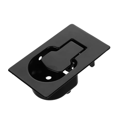 EPIGEIST Universeller Schwarzer Zinklegierungs Hebelgriff mit Elektroplattierter Oberfläche Sofa Liegestuhl Entriegelungsgriff Ersatz Quadratisches Design für Bürostuhl und Couch Möbel von EPIGEIST