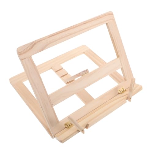 EPIGEIST Verstellbarer Holz Leseständer Faltbar mit Kühlfunktion Ergonomischer Buchhalter für Bücher Tablets und Laptops Platzsparend Klappbar Schreibtisch Organizer von EPIGEIST