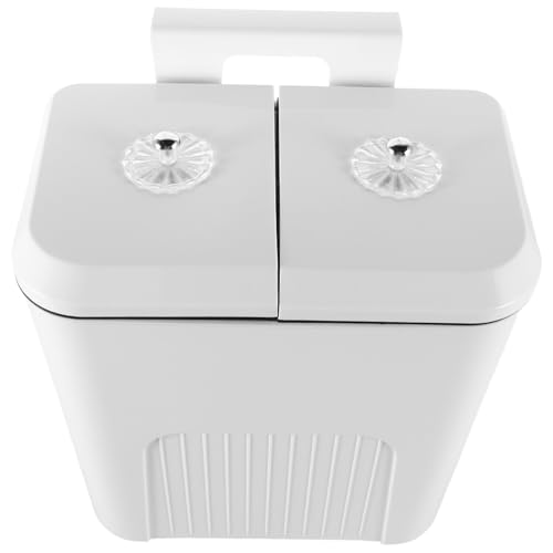 EPIGEIST Wand Mülleimer Küche Weiß Dual Fach Mülltrennsystem mit Flip Deckel Trocken und Nassmüll Getrennt Platzsparend für Bad Wohnzimmer und Küchentür EPIGEIST Wand Mülleimer Küche Weiß Dual Fach Mülltrennsystem mit Flip Deckel Trocken und Nassmüll Getrennt Platzsparend für Bad Wohnzimmer und Küchentür von EPIGEIST