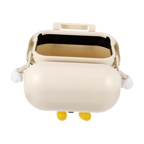 EPIGEIST Wandhängender Komposteimer mit Deckel Schmaler Küchen und Badmülleimer aus Wasserdichtem Material Platzsparender Biomülleimer für Haushaltsabfälle Praktische Abfallaufbewahrung von EPIGEIST