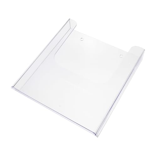 EPIGEIST Wandmontierter transparenter Dokumentenhalter Wandordnerhalter Büro Prospektständer für Broschüren Flyer Stehsammler zur Schreibtischseitenaufbewahrung EPIGEIST Wandmontierter transparenter Dokumentenhalter Wandordnerhalter Büro Prospektständer für Broschüren Flyer Stehsammler zur Schreibtischseitenaufbewahrung von EPIGEIST