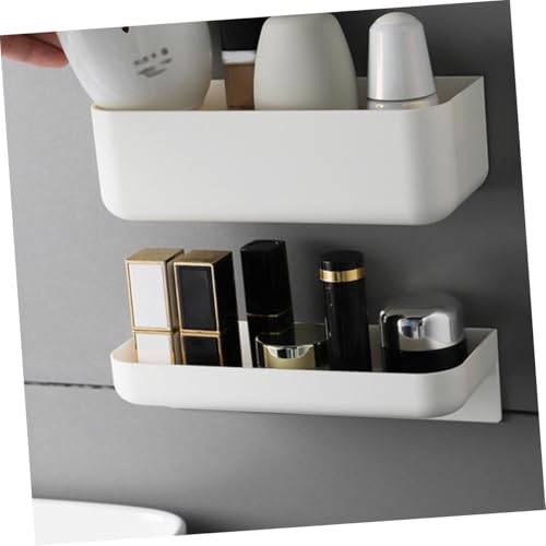 EPIGEIST Wandmontiertes Aufbewahrungsregal ohne Bohren Robustes Badezimmer wandregal für Toilettenartikel Selbstklebendes Modernes Duschablage Organizer in Weiß Platzsparend für Badezimmer EPIGEIST Wandmontiertes Aufbewahrungsregal ohne Bohren Robustes Badezimmer wandregal für Toilettenartikel Selbstklebendes Modernes Duschablage Organizer in Weiß Platzsparend für Badezimmer von EPIGEIST