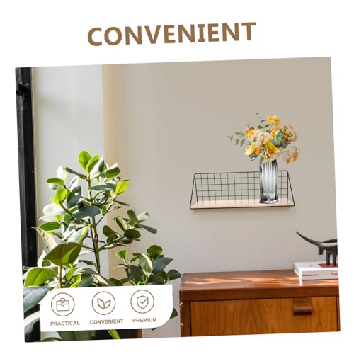 EPIGEIST Wandregal aus Schwarz Großes Wandmontage Regal mit Atmungsaktivem Design Leicht zu Reinigen Vielseitiges Deko Aufbewahrungsregal für Badezimmer Küche Wohnzimmer EPIGEIST Wandregal aus Schwarz Großes Wandmontage Regal mit Atmungsaktivem Design Leicht zu Reinigen Vielseitiges Deko Aufbewahrungsregal für Badezimmer Küche Wohnzimmer von EPIGEIST