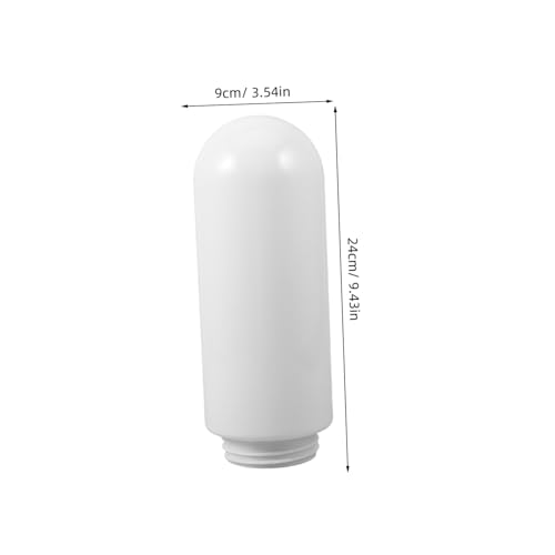 EPIGEIST Wasserdichter Outdoor Lampenschirm aus Acryl Runde Lampenabdeckung mit Einfachem Schraubverschluss Langlebiger Lampenschirm für Garten Außenleuchten Dekorative Lichtabdeckung von EPIGEIST