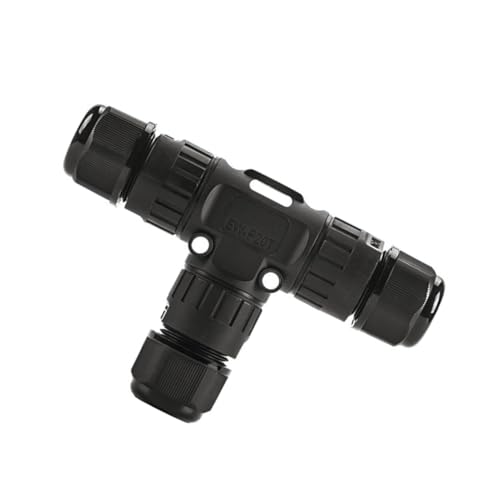 EPIGEIST Wasserdichter Poliger Kabelverschraubungs Steckverbinder für Außenbereich Robuste Alterungsbeständige Kabelverbindung mit Zugentlastung Geeignet für Outdoor Lampen und EPIGEIST Wasserdichter Poliger Kabelverschraubungs Steckverbinder für Außenbereich Robuste Alterungsbeständige Kabelverbindung mit Zugentlastung Geeignet für Outdoor Lampen und von EPIGEIST