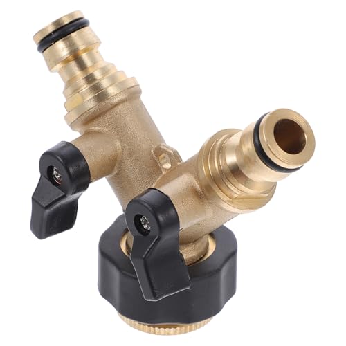 EPIGEIST Wasserhahn Adapter Absperrventilen Fach Verteiler für Waschmaschine und Gartenschlauch Dicht Schließender Schlauchanschluss Installieren Praktisches Wasserhahn Zubehör EPIGEIST Wasserhahn Adapter Absperrventilen Fach Verteiler für Waschmaschine und Gartenschlauch Dicht Schließender Schlauchanschluss Installieren Praktisches Wasserhahn Zubehör von EPIGEIST