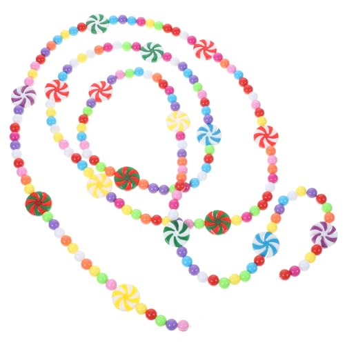 EPIGEIST Weihnachtliche Candy Bead Girlande Festliche Hänge Deko für Weihnachtsbaum Türen Fenster Treppengeländer Party und Wohnraumdeko Vielseitig Einsetzbar Rustikaler Candy String von EPIGEIST