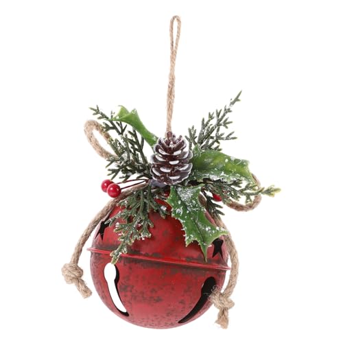 EPIGEIST Weihnachtliche Glocken Deko Vintage Stil Rot Klein Weihnachtsbaum Hängend Festliche Christbaumdekoration für Winterparty und DIY Basteln EPIGEIST Weihnachtliche Glocken Deko Vintage Stil Rot Klein Weihnachtsbaum Hängend Festliche Christbaumdekoration für Winterparty und DIY Basteln von EPIGEIST
