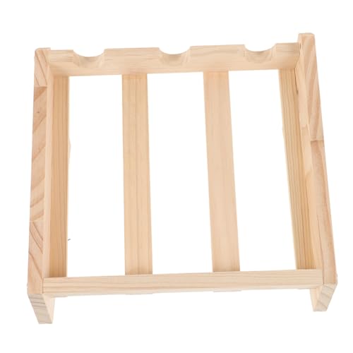 EPIGEIST Weinregal aus Holz für Flaschen Rustikaler Weinhalter Freistehend für Heimdekoration Wohnzimmer Bar oder Restaurant Hohe Bruchfestigkeit Perfektes von EPIGEIST