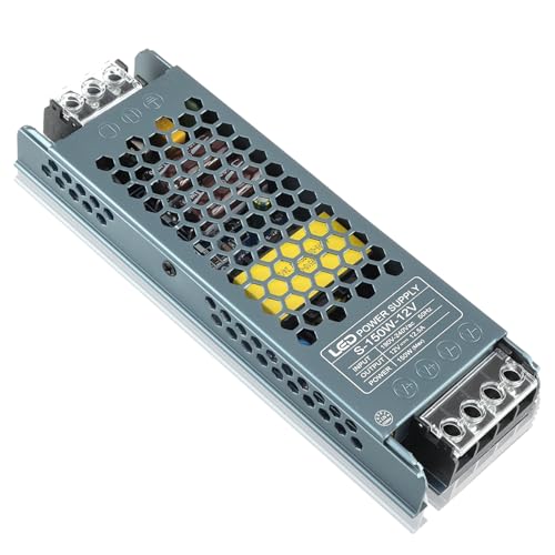 EPLZON 12 V DC 150 W LED Netzteil, LED Transformator 12,5 A Adapter für LED Streifen, LED Streifen, Schrankleuchten, LED Glühbirnen und Innenlampen EPLZON 12 V DC 150 W LED Netzteil, LED Transformator 12,5 A Adapter für LED Streifen, LED Streifen, Schrankleuchten, LED Glühbirnen und Innenlampen von EPLZON