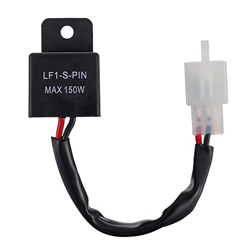 EPLZON 2 Pin 12V 150W Motorrad LED Blinker Relais Blitzrelais Blinkgergeber Blitzratensteuerung Relais EPLZON 2 Pin 12V 150W Motorrad LED Blinker Relais Blitzrelais Blinkgergeber Blitzratensteuerung Relais von EPLZON