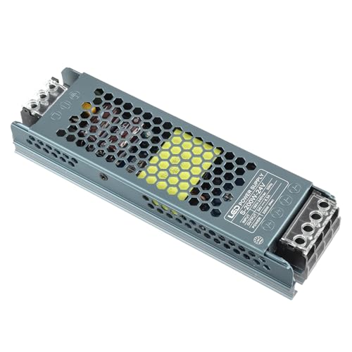 EPLZON 24 V DC 200 W LED Netzteil, 8,3 A Adapter für LED Streifen, Schrankleuchten, Innenlampen EPLZON 24 V DC 200 W LED Netzteil, 8,3 A Adapter für LED Streifen, Schrankleuchten, Innenlampen von EPLZON