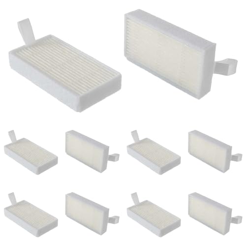 EPLZON HEPA-Staubsaugerfilter als Ersatz für I-LIFE v3 v3s V3s Pro v5 v5s v5s Pro I-LIFE Roboter-Staubsaugerfilter (10 Stück) von EPLZON