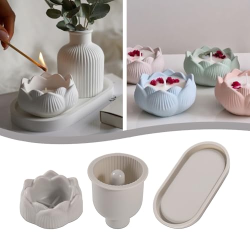 EPODA 3 Stücke Vase Silikonform DIY Vasen Epoxidharz Formen Handgefertigte Silikonform Vase Formen Herstellung Vasen Paletten Resin Gießformen von EPODA