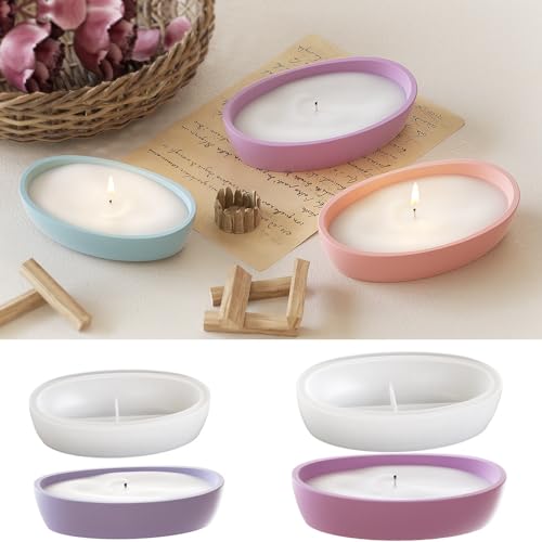 EPODA Epoxidharz Kerzenhalter Schale Formen Silikonformen Dose Resin Silikon Boot Form DIY Schmuck Box Blumentopf Handwerk von EPODA
