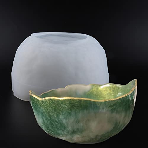 EPODA Epoxy Silikonform Schüssel, Resin Silikonform Gießform Tablett, Irregulär Tray Formen, Resin Schüssel Form für DIY Teetablett Obsttablett Kunsthandwerk EPODA Epoxy Silikonform Schüssel, Resin Silikonform Gießform Tablett, Irregulär Tray Formen, Resin Schüssel Form für DIY Teetablett Obsttablett Kunsthandwerk von EPODA