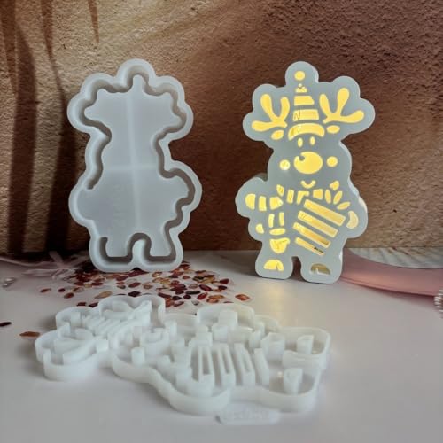 EPODA Silikonform Elch Gießformen Weihnachten Winter für Gips DIY Deko Silikonformen Elch Gießform EPODA Silikonform Elch Gießformen Weihnachten Winter für Gips DIY Deko Silikonformen Elch Gießform von EPODA