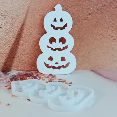 EPODA Silikonform Kürbis Halloween Kerzenform 3D Kürbisform DIY Kerzengießform, Silikonformen Gießformen Halloween EPODA Silikonform Kürbis Halloween Kerzenform 3D Kürbisform DIY Kerzengießform, Silikonformen Gießformen Halloween von EPODA
