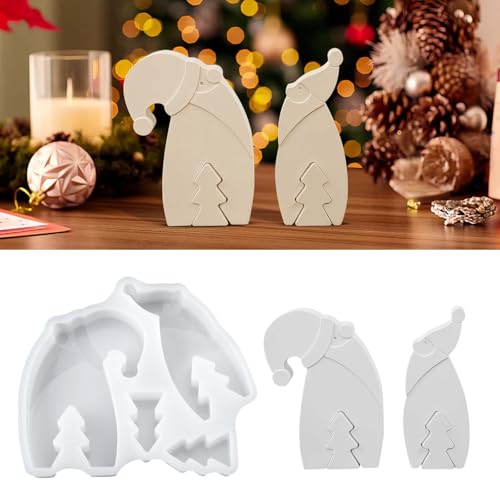 EPODA Silikonformen Gießformen Weihnachten, 3D Wichtel Silikonform Weihnachten Weihnachtsmann Gips zum Gießen EPODA Silikonformen Gießformen Weihnachten, 3D Wichtel Silikonform Weihnachten Weihnachtsmann Gips zum Gießen von EPODA