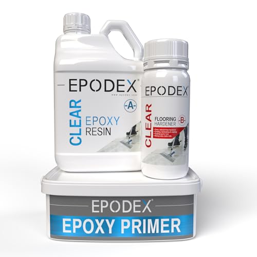 EPODEX® 2K Epoxidharz | Böden aller art | Designboden, Garagensiegel, Pennyfloor und Mehr | Kunstharz | Beschichtungsharz | Resin | 45 Farben | Mengenrabatt von EPODEX
